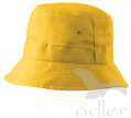žltý klobúk Adler Classic 304 bavlnený, jednofarebný, s pásikom proti potu