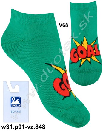 Wola detské členkové ponožky so vzorom w31.p01-vz.848
