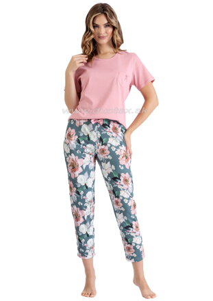 M-Max dámske pyžamo s krátkym rukávom Lita1457