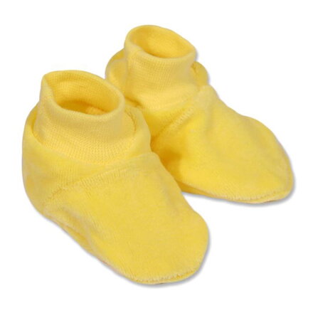 New Baby kojenecké papučky žlté