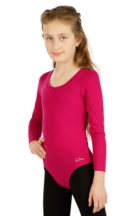 Litex detský gymnastický dres s dlhým rukávom (5D239)