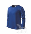 detské tričko s dlhým rukávom Adler, jednofarebné, modré