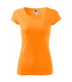 oranžové - mandarínkové dámske tričko s krátkym rukávom Pure 122 Malfini
