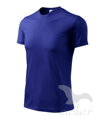 kráľovské modré detské tričko s krátkym rukávom Adler Fantasy 124, z polyesteru, na šport, potlač