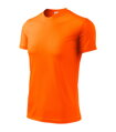 pánske neónovo oranžové tričko s krátkym rukávom Fantasy 124 Malfini z boku
