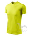 neónové žlté detské tričko s krátkym rukávom Adler Fantasy 124, na šport, voľný čas
