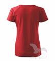 červené dámske tričko Dream ADLER S KRáTKYM RUKáVOM ZO ZADU