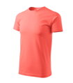 koralové pánske tričko Basic 129 Malfini s krátkym rukávom, jednofarebné
