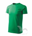 pánske trávovo zelené tričko Adler Basic 129 s krátkym rukávom