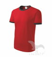 červené detské tričko s krátkym rukávom Infinity 131 Adler z boku