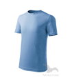 nebesky modré detské tričko Classic New 135 Malfini s krátkym rukávom