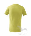 zelené detské tričko s krátkym rukávom Adler 138 zo zadu