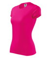 neónové ružové dámske športové tričko Fantasy 140 Malfini s krátkym rukávom