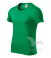 pánske trávové zelené tričko SLIM FIT 146 Adler jednofarebné