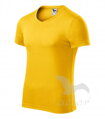 pánske žlté tričko SLIM FIT 146 Adler priliehavé