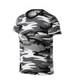 sivé detské army tričko s krátkym rukávom Camouflage 149 Malfini