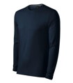 tmavomodré pánske tričko s dlhým rukávom Brave 155 Malfini, pružné, bavlnené