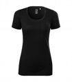 čierne dámske tričko s krátkym rukávom Merino Rise 158 Adler Malfini