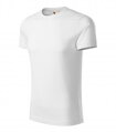 biele pánske tričko z bio bavlny Origin 171 Malfini Adler s krátkym rukávom
