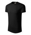 čierne pánske tričko z bio bavlny Origin 171 Malfini Adler s krátkym rukávom
