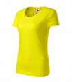 žlté - citrónové dámske tričko Origin 172 Malfini Adler z bio bavlny, s krátkym rukávom