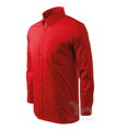 červená pánska košeľa Style LS 219 Malfini s dlhým rukávom