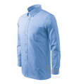 nebesky modrá pánska košeľa s dlhým rukávom Style 209 Malfini Adler z boku