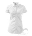 biela dámska košeľa s krátkym rukávom Chic 214 Adler