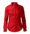 červená dámska košeľa s dlhým rukávom Style LS 229 Malfini