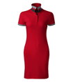 červené dámske šaty s krátkym rukávom Dress Up 271 Malfini Adler