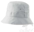 biely klobúk Adler Classic 304 s prúžkom na pot, jednofarebný