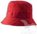 červený klobúk Adler Classic 304 jednofarebný