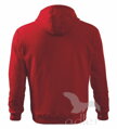 červená pánska mikina Adler Hooded Sweater 405 zo zadu