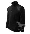 čierna pánska fleece bunda Adler 506, s vreckami, na zips