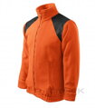 oranžová pánska fleece bunda Adler 506 so zipsom v predu