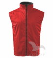 pásnke červená hrejivá vesta Body Warmer 509 Adler s vreckami