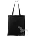 čierna nákupná taška Adler 900, bavlnená, na plece