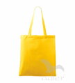 žltá nákupná taška Adler 900 klasická, malá, bavlnená