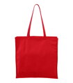 červená taška nákupná Carry 901 Malfini, plátnová, bavlnená, jednfarebná