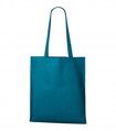 petrolejová nákupná taška jednfarebná, bavlnená Shopper 921 Malfini