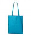 bavlnená jednofarebná tyrkysová taška Shopper 921 Malfini