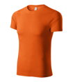 oranžové pánske tričko P73 Piccolio Malfini s krátkym rukávom, bavlnené, jednofarebné
