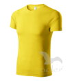 žlté pánske tričko s krátkym rukávom P73 Adler Piccolio z boku