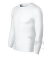 pánske biele tričko Adler Progress P75 s dlhým rukávom