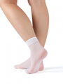 dámske jemné biele ponožky Polo Evona