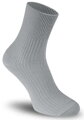 sv.sivé dámske ponožky Libena Tatrasvit, zdravotné, rebrované, bavlnené