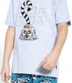 detail chlapčenského pyžama s krátkym rukávom, kraťasmi 789 Lemuring Cornette