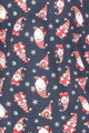 detail vzoru na pánskom vianočnom pyžame so škriatkami 195 Gnomes Cornette