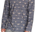 detail sivého pánskeho pyžama Harry 2640 Taro s leňochodmi, dlhým rukávom