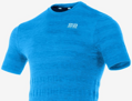 detail modrého pánskeho trička Ziggy Gatta s krátkym rukávom